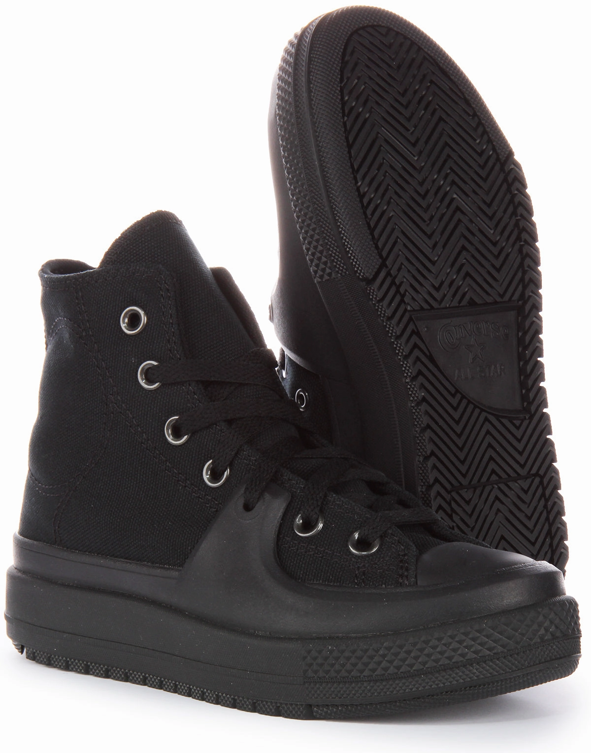 Converse All Star Construct A06888C In All Black Street Edge