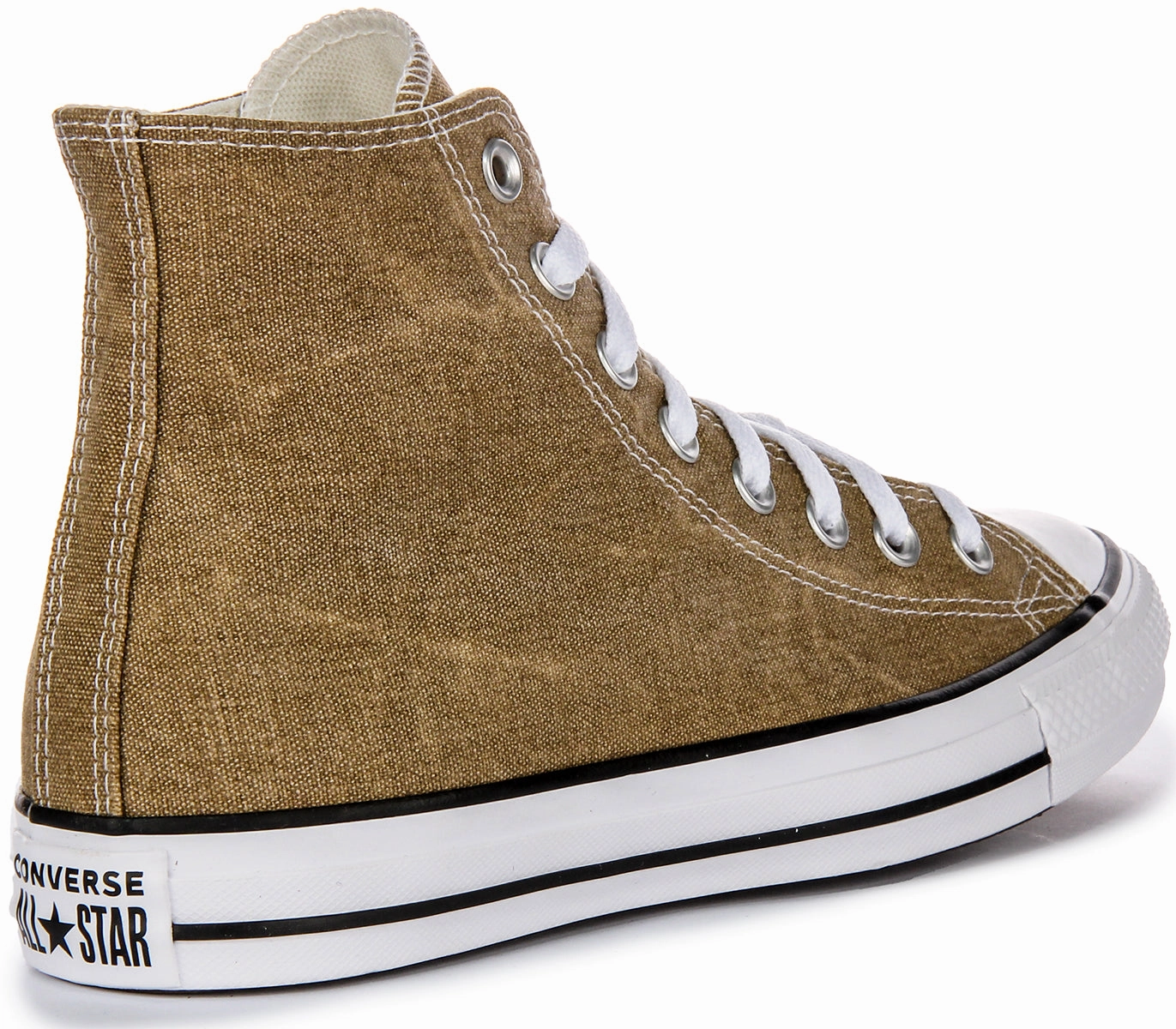 Converse All Star Hi A07456C In Light Brown Washed Travel Step