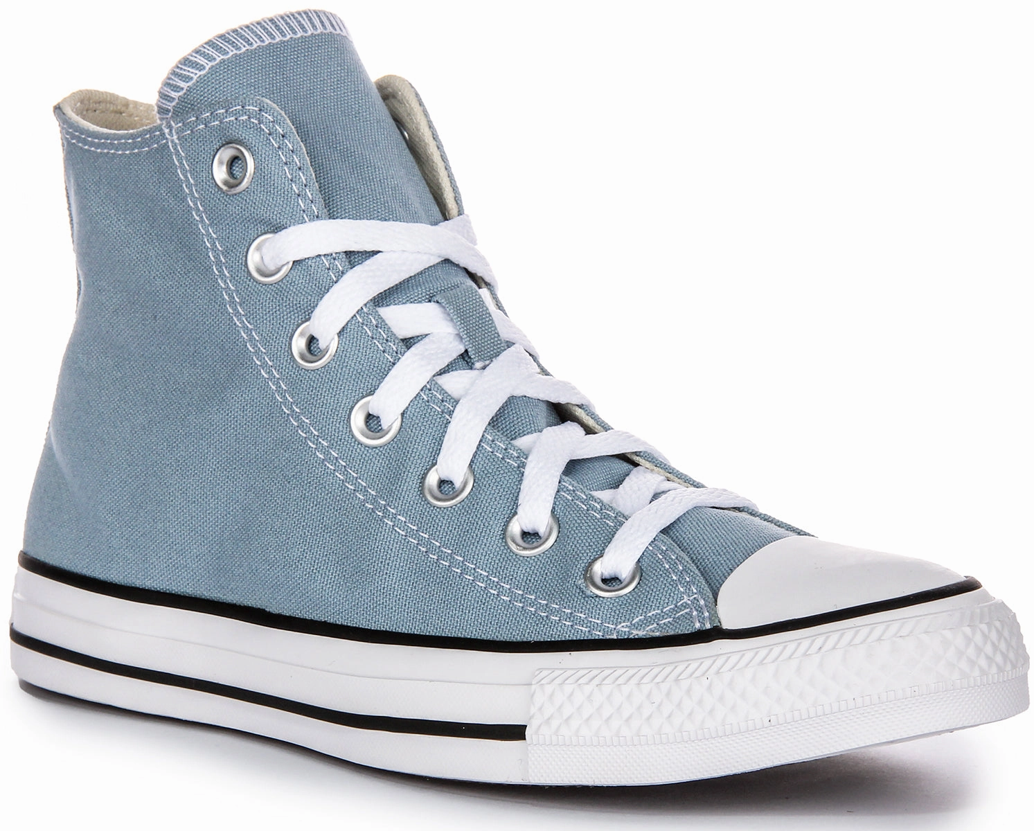 Minimalist construction does not sacrifice support Textile upper supports breathability and stretch Converse All Star Hi A08579C In Blue