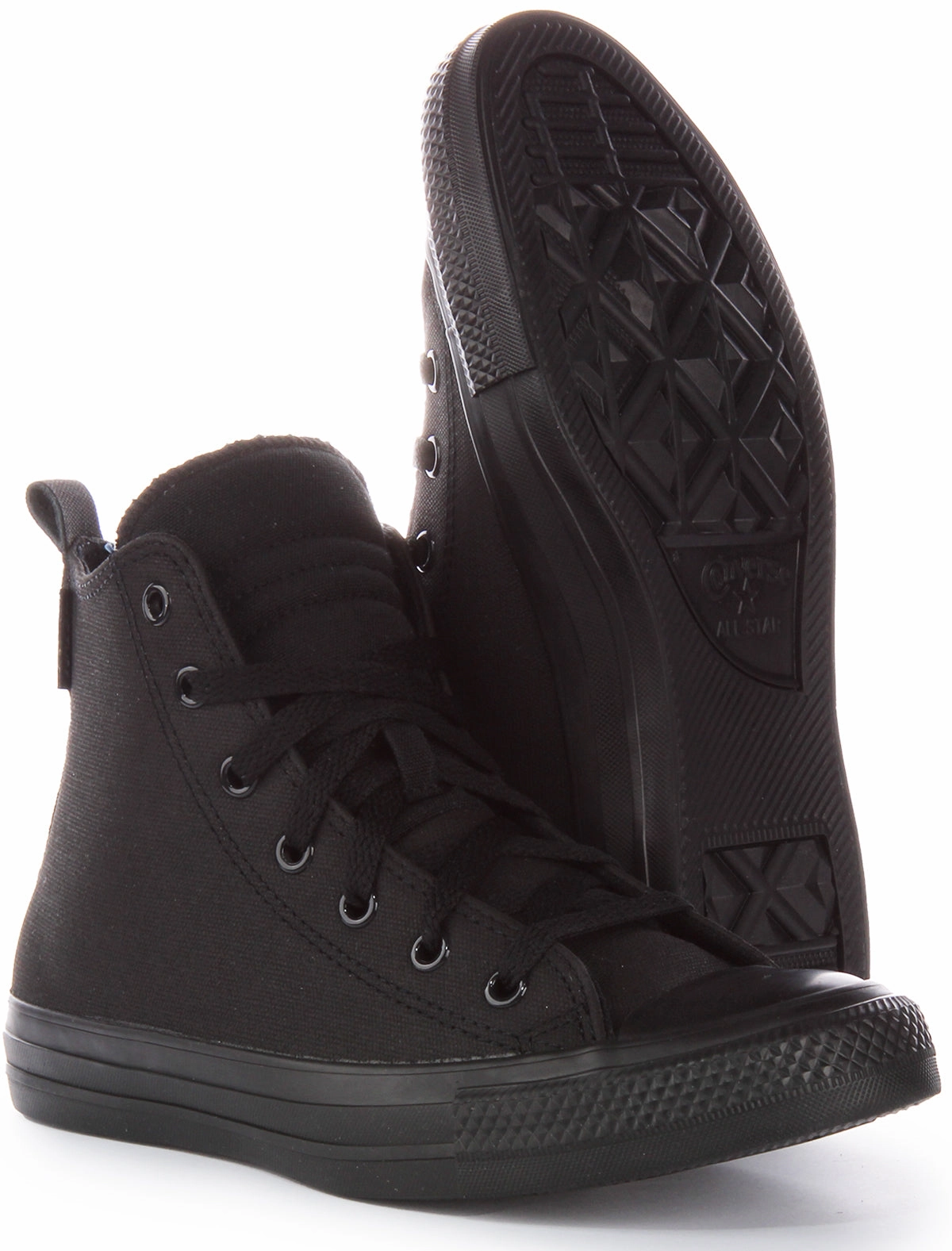 Converse All Star Hi Techtuff A05707C In Black For Junior Walk Lifestyle