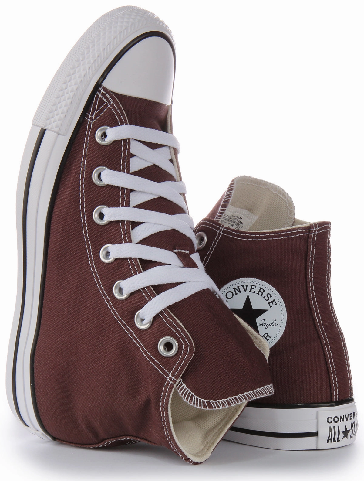 Converse All Star High Top A04543C In Eternal Earth Brown Easy Step Glide Move