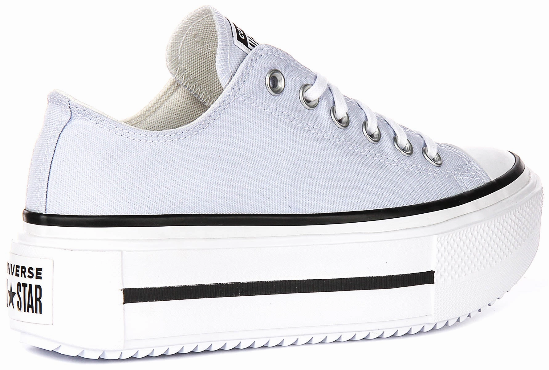 Converse All Star Lift Double Stack Low A16285C In Lilac Daily Motion-Step