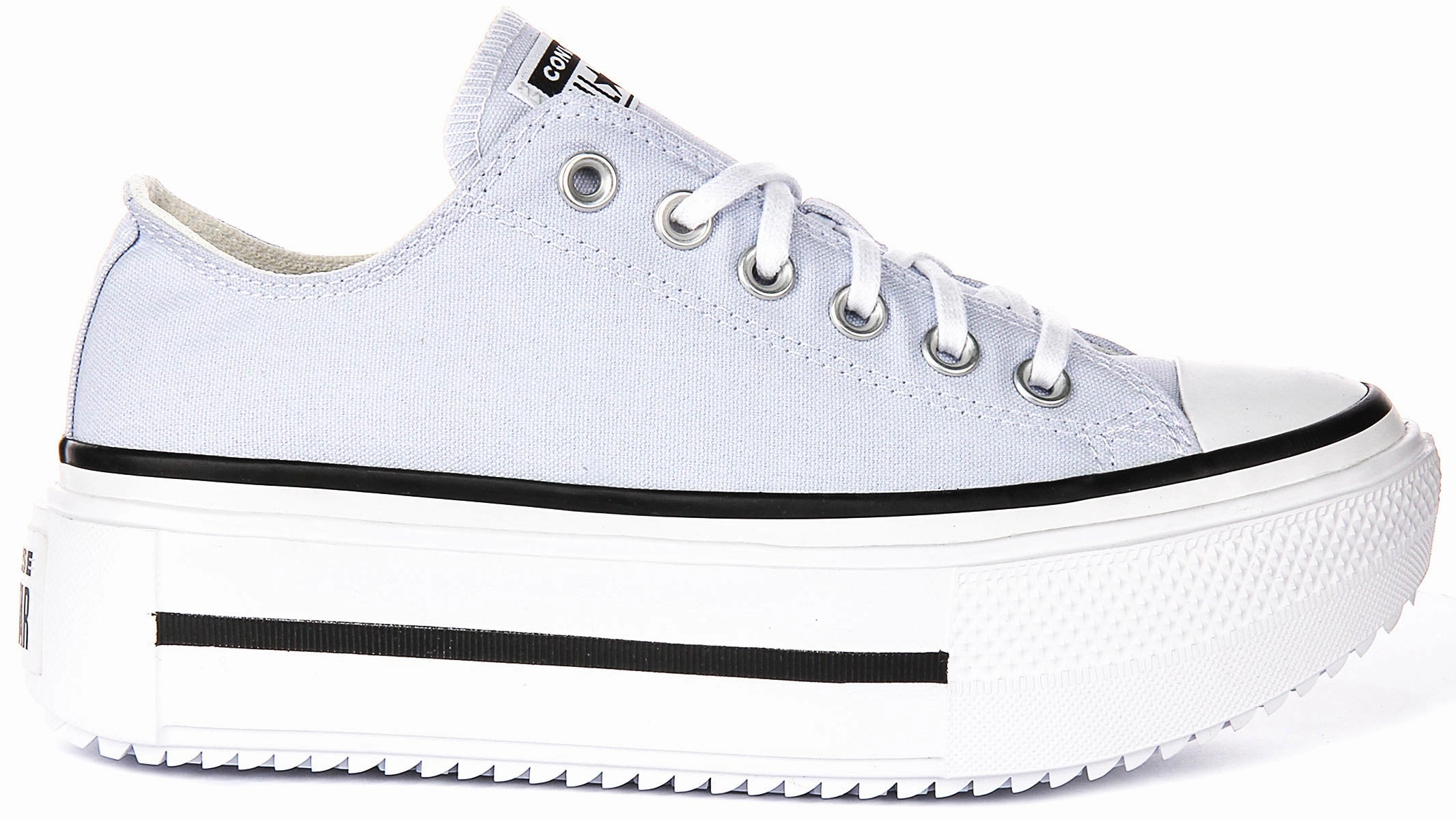Converse All Star Lift Double Stack Low A16285C In Lilac Daily Motion-Step