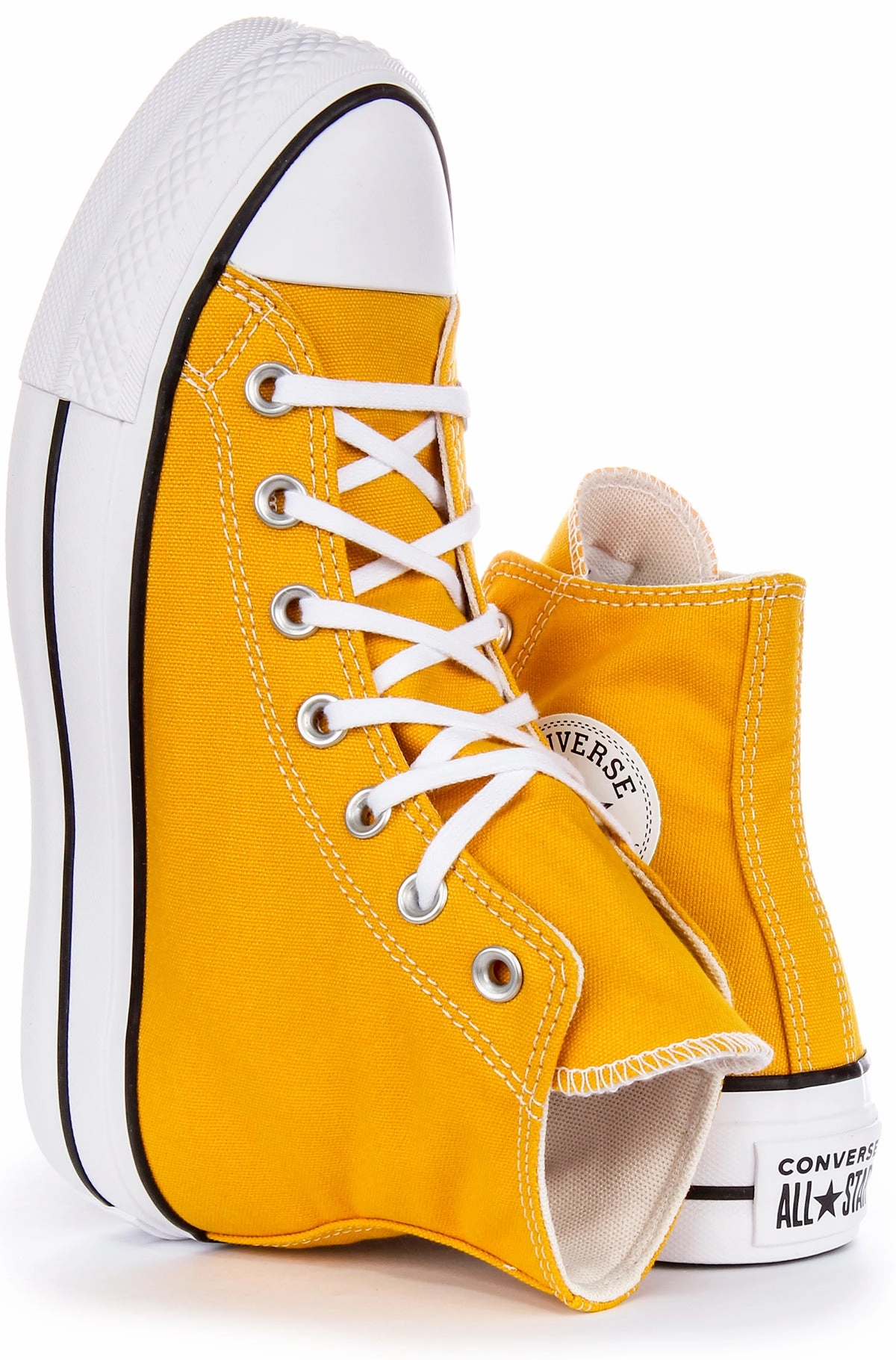 Converse All Star Lift Hi A06506C In Yellow For Women Timeless Style
