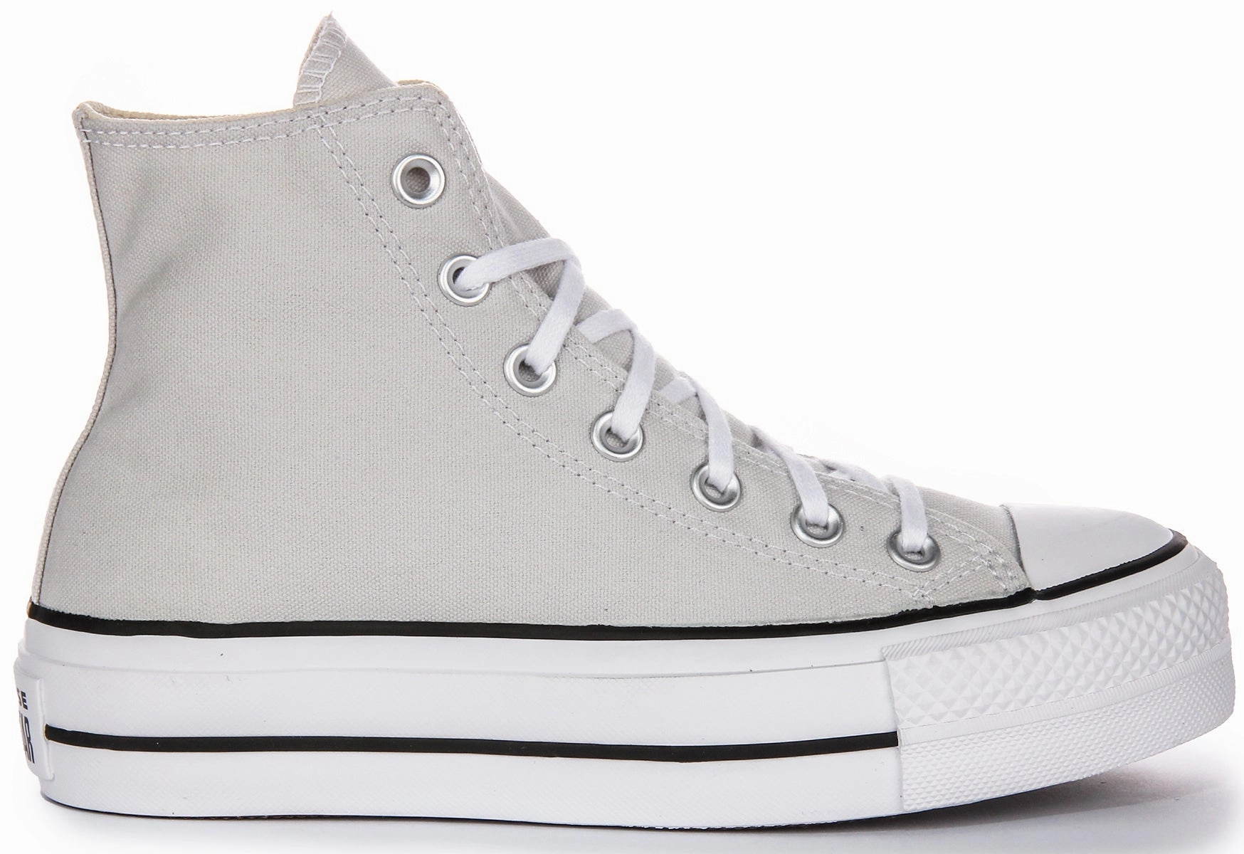 Converse All Star Lift Hi A08287C In Grey White For Women Bold Path