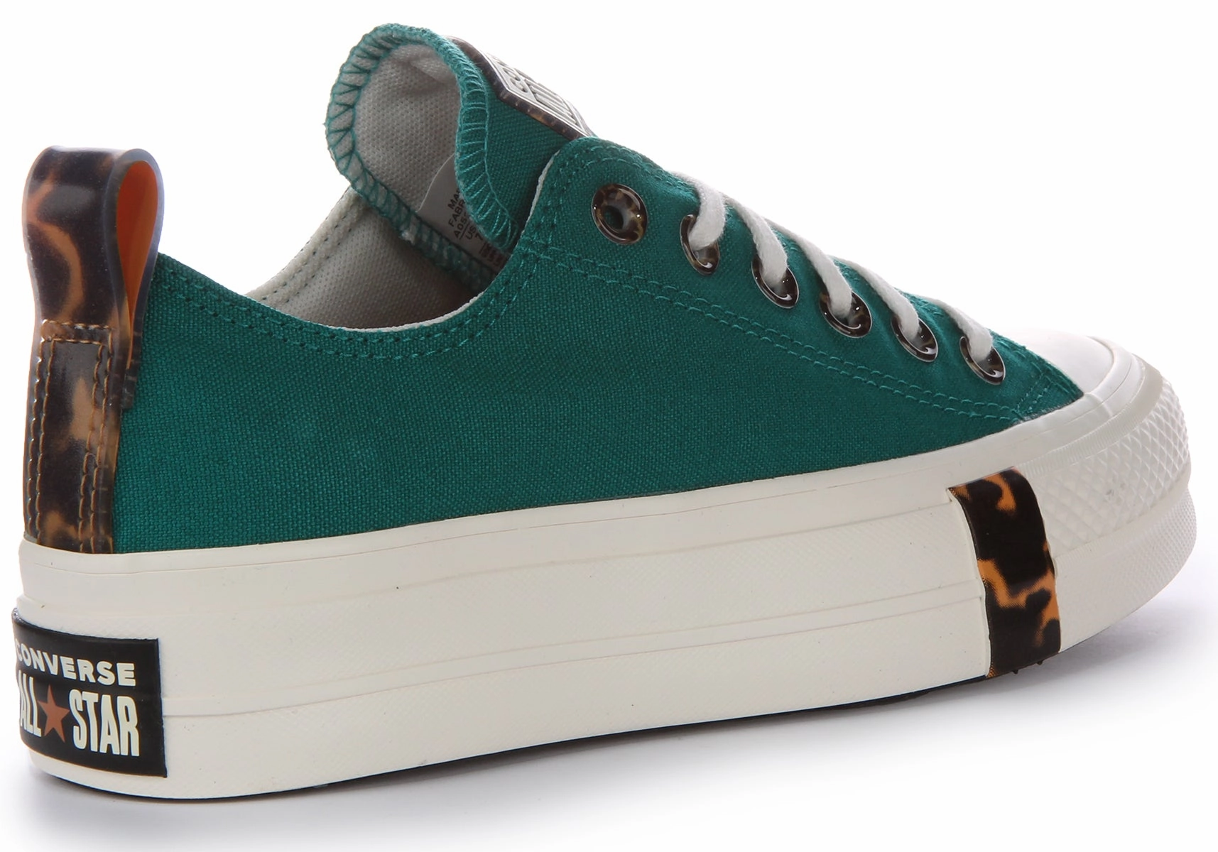 Converse All Star Lift Platform Tortoise A05288C In Teal Street Style