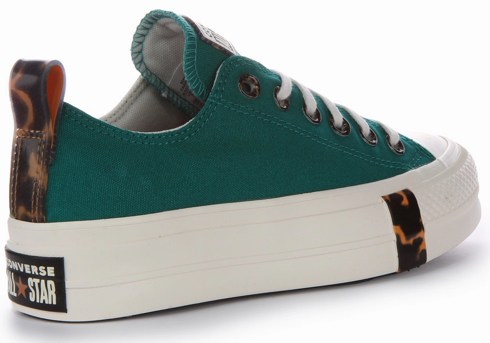 Converse All Star Lift Platform Tortoise A05288C In Teal Street Style
