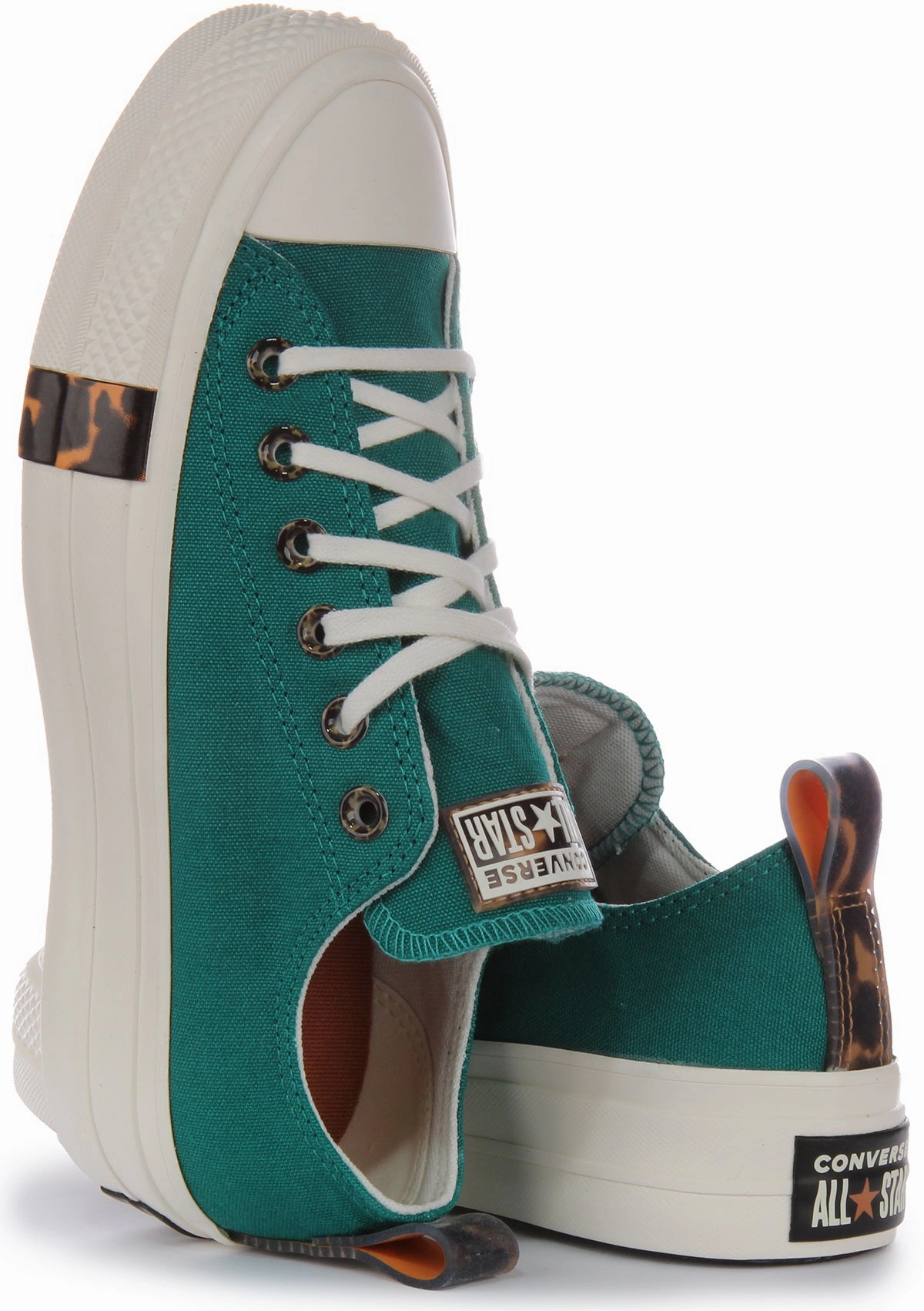 Converse All Star Lift Platform Tortoise A05288C In Teal Street Style