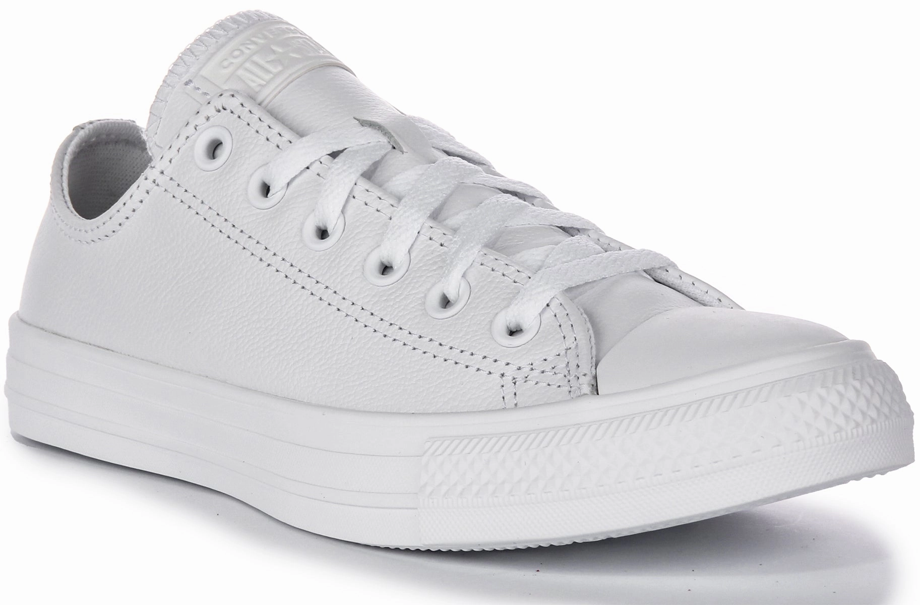 Indoor Sprint Agility Moves Converse All Star Low 136823C In White Leather