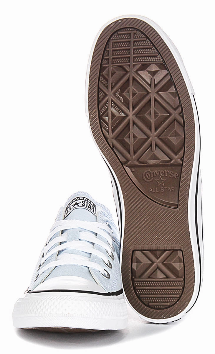 Converse All Star Low A10538C In Light Blue Soft Step Glide Move-Out