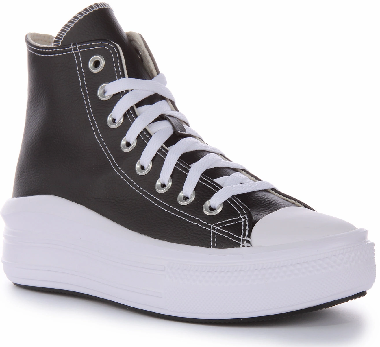 Unisex Fit Converse All Star Move A04294C In Black White Leather