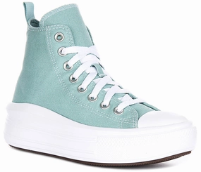 Converse All Star Move A10703C In Mint For Junior Platform Plan Step Break Hike