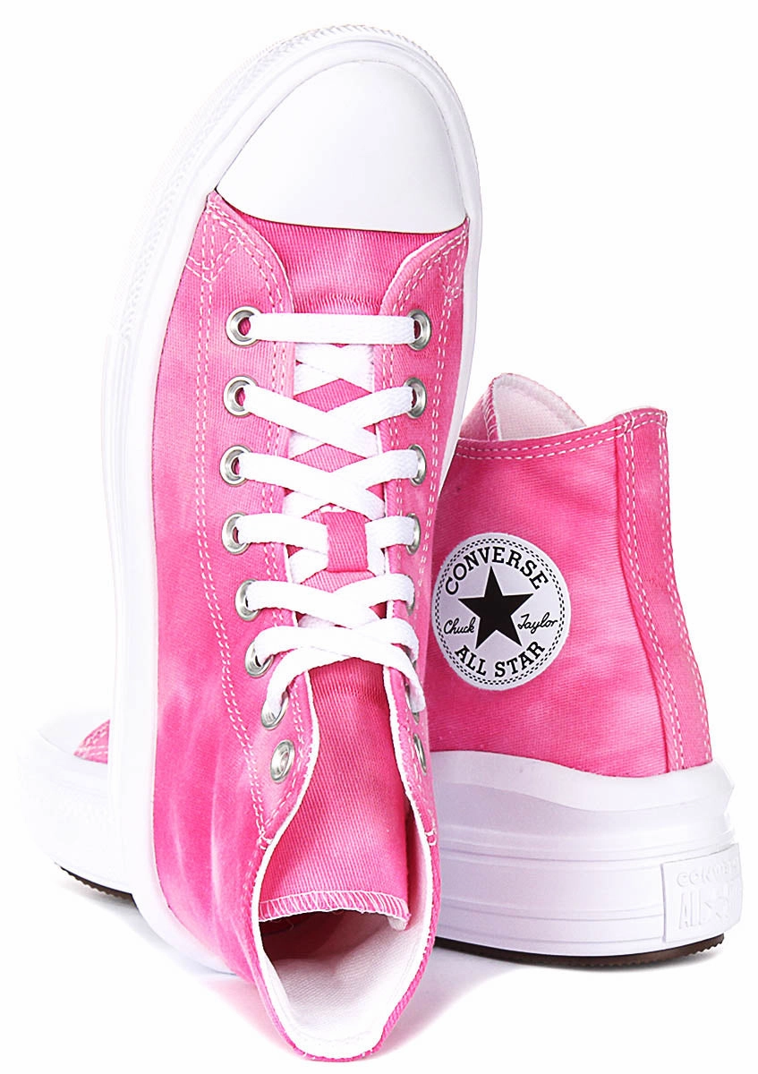 Converse All Star Move A11817C In Pink White For Junior Smooth Everyday