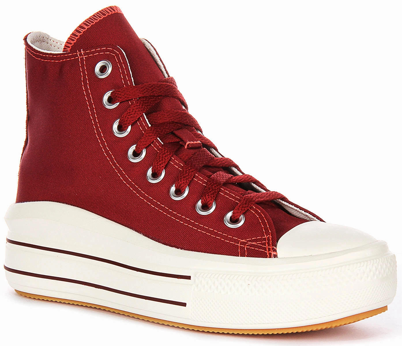 Reinforced Seams Marathon Training Converse All Star Move High A12586C In Red for Women