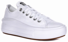 Punch Step Converse All Star Move Platform 570257C White For Women