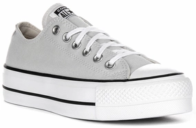 Converse All Star Ox Lift A11538C In Light Grey Glide Hike Air Flow