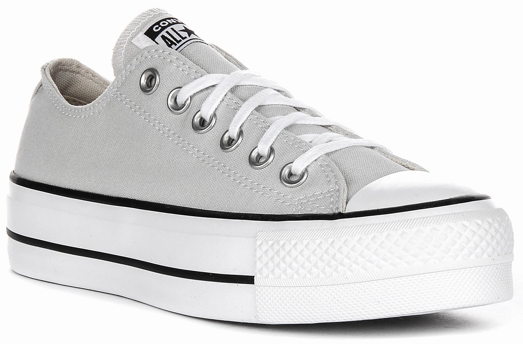 Converse All Star Ox Lift A11538C In Light Grey Glide Hike Air Flow