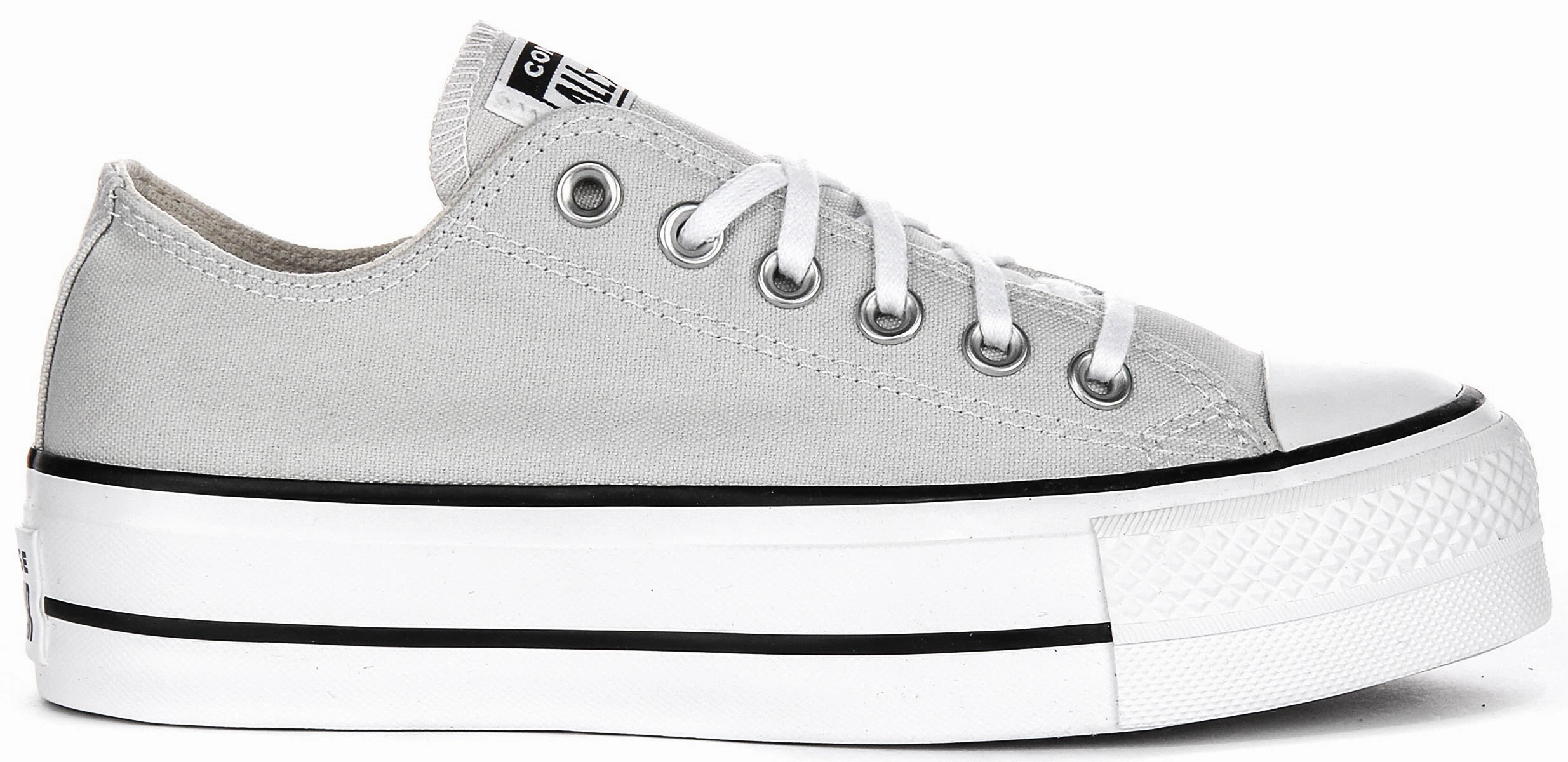Converse All Star Ox Lift A11538C In Light Grey Quick Wear Slip