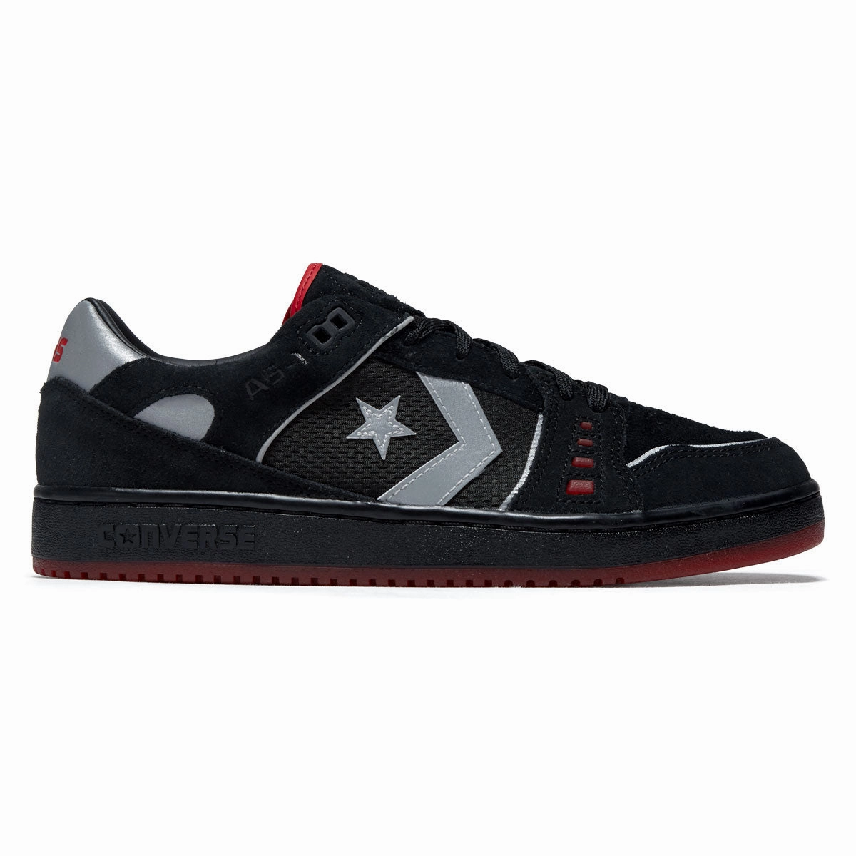Converse AS-1 Pro Ox Shoes - Black/Red/Red Slide Friendly All Terrain Performance