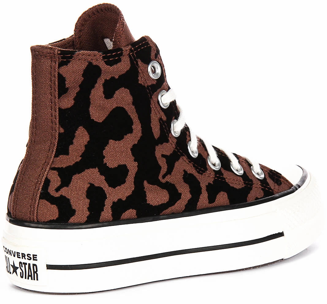 Converse Chuck 70 Leopard Remix A12351C In Brown Black Soft Style