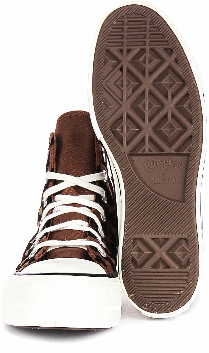 Converse Chuck 70 Leopard Remix A12351C In Brown Black Soft Style