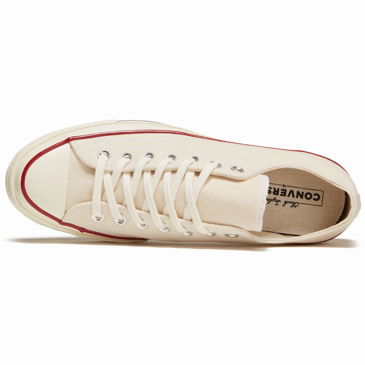 Converse Chuck 70 Ox Shoes - Parchment/Garnet/Egret Fit Stability