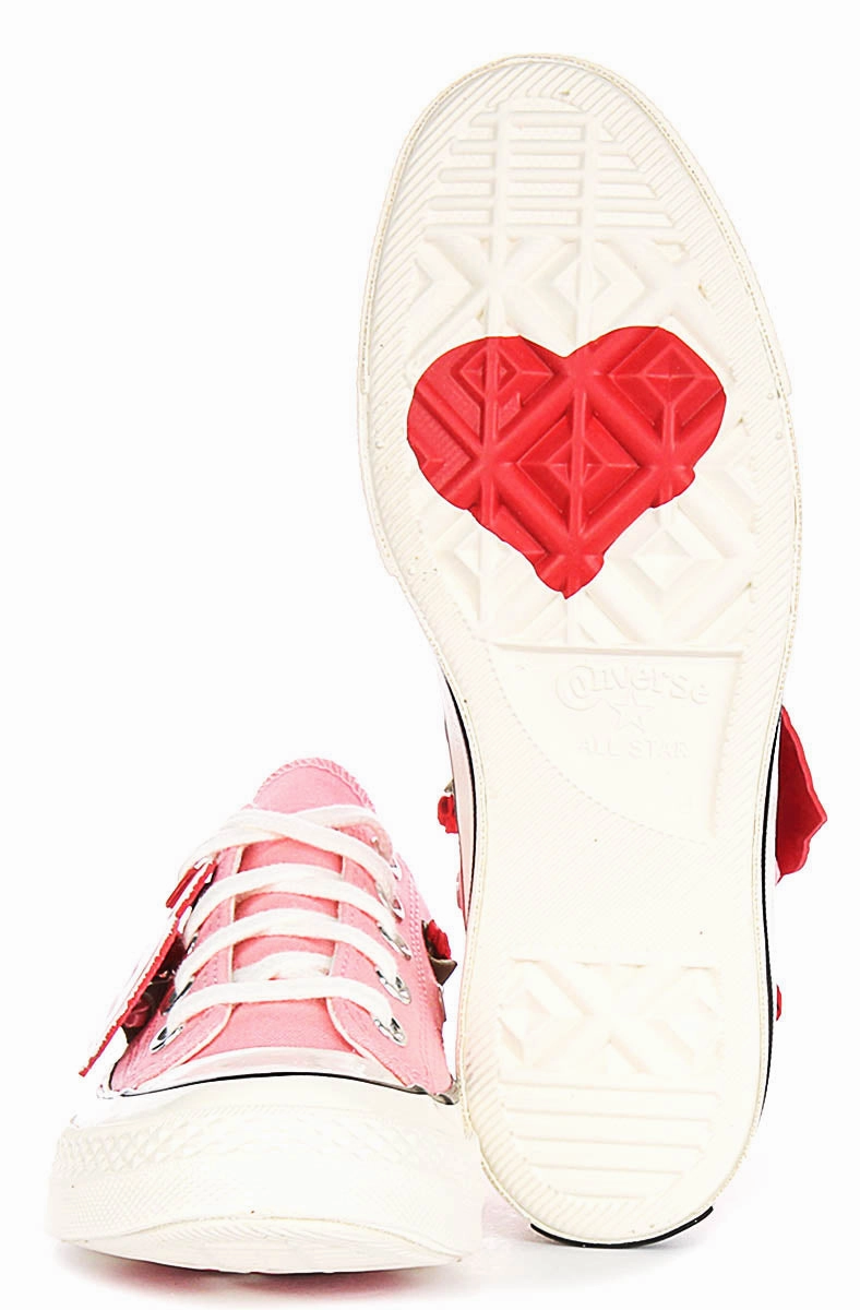 Converse Chuck 70 Valentine'S Day Roses A13649C In Pink White Comfortable Cushion