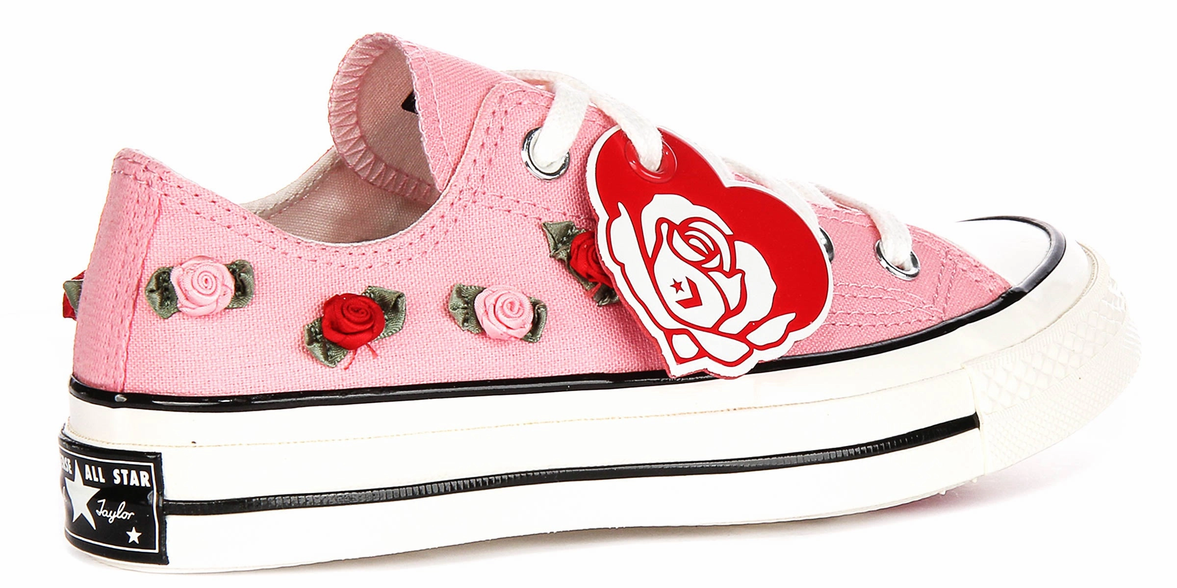 Converse Chuck 70 Valentine'S Day Roses A13649C In Pink White Comfortable Cushion