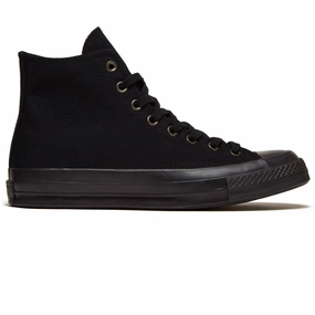 Converse Chuck 70 Vintage Hi Shoes - Black/Almost Black/Black Travel Wear