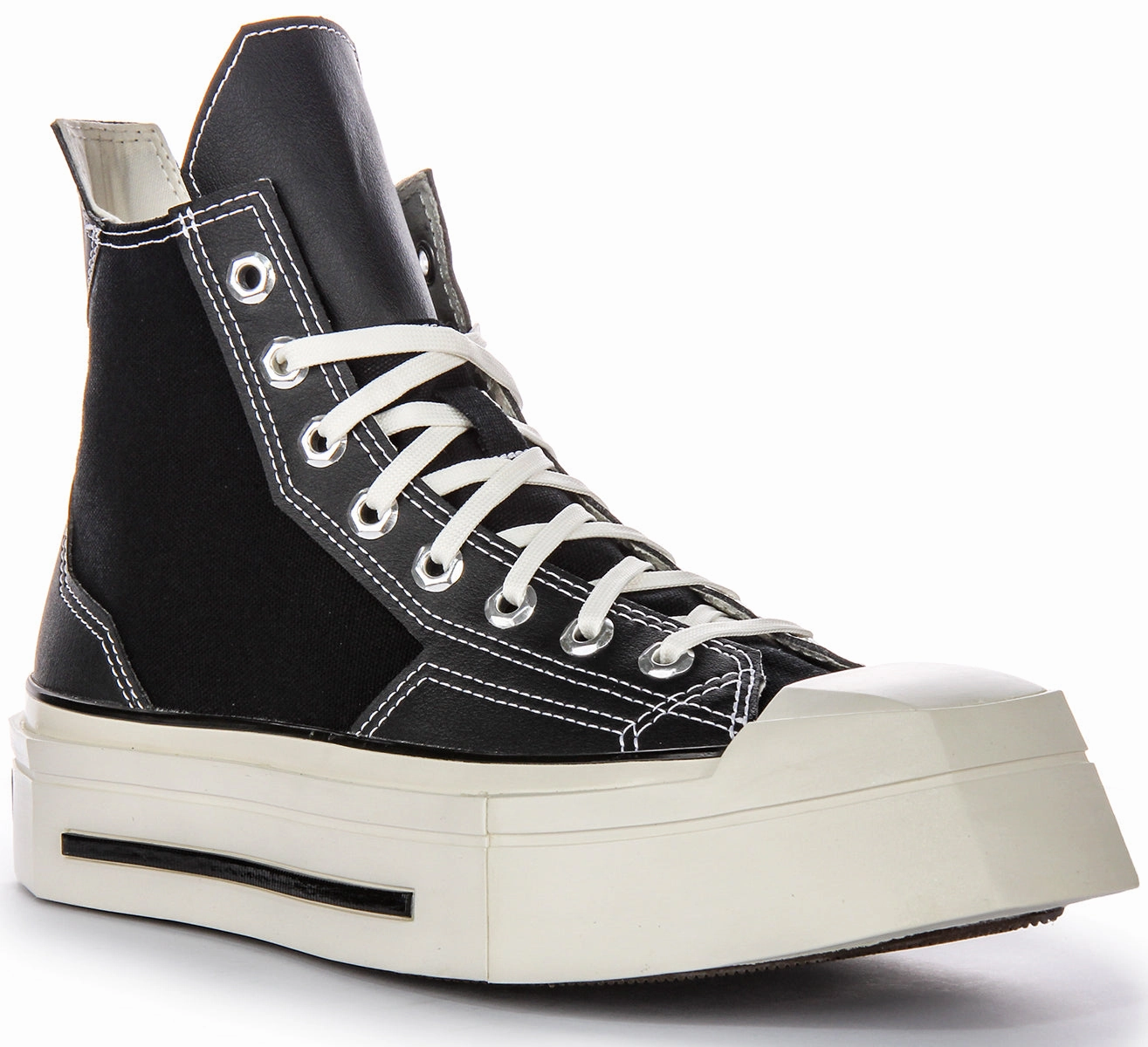 Converse Chuck 70s A06435C De Luxe Squared High In Black Tear Resistant Peak Motion