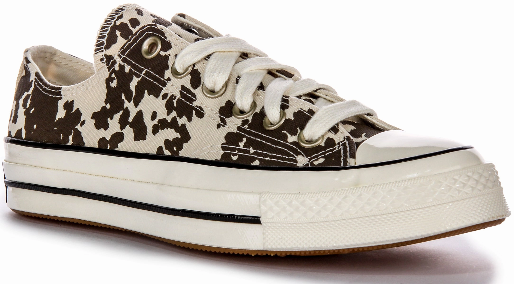 Wild Jog Sport Life Converse Chuck 70s A10139C In Brown White Cow Print