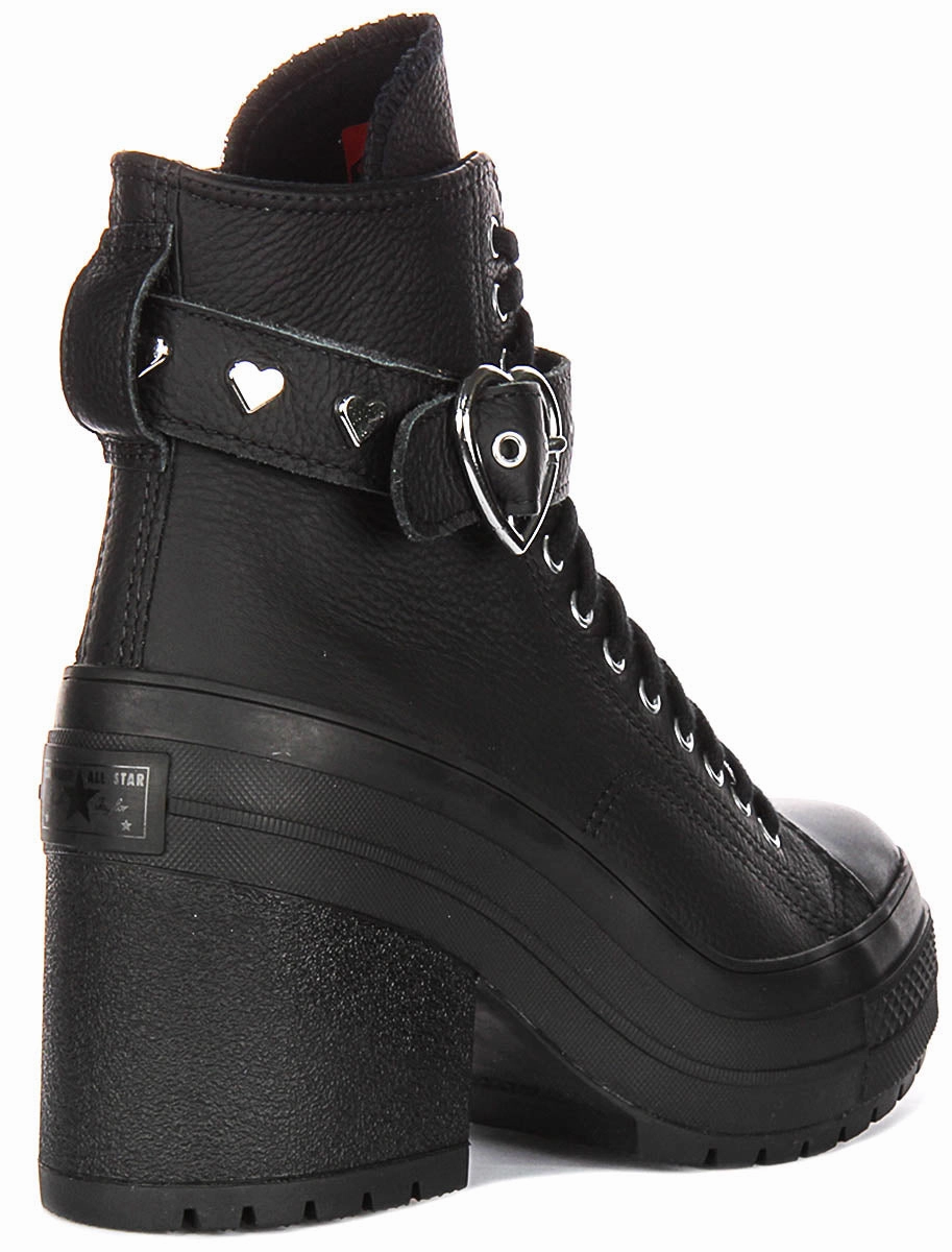 Converse Chuck 70s A10634C In Black De Lux Heel Flexible Lining