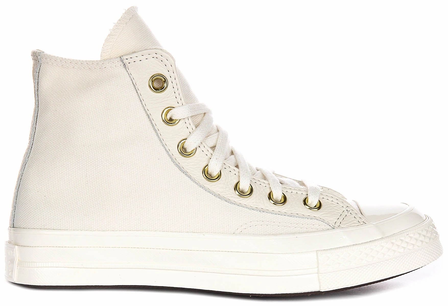 Converse Chuck 70s A12555C In White Gold Logo Everyday Comfort