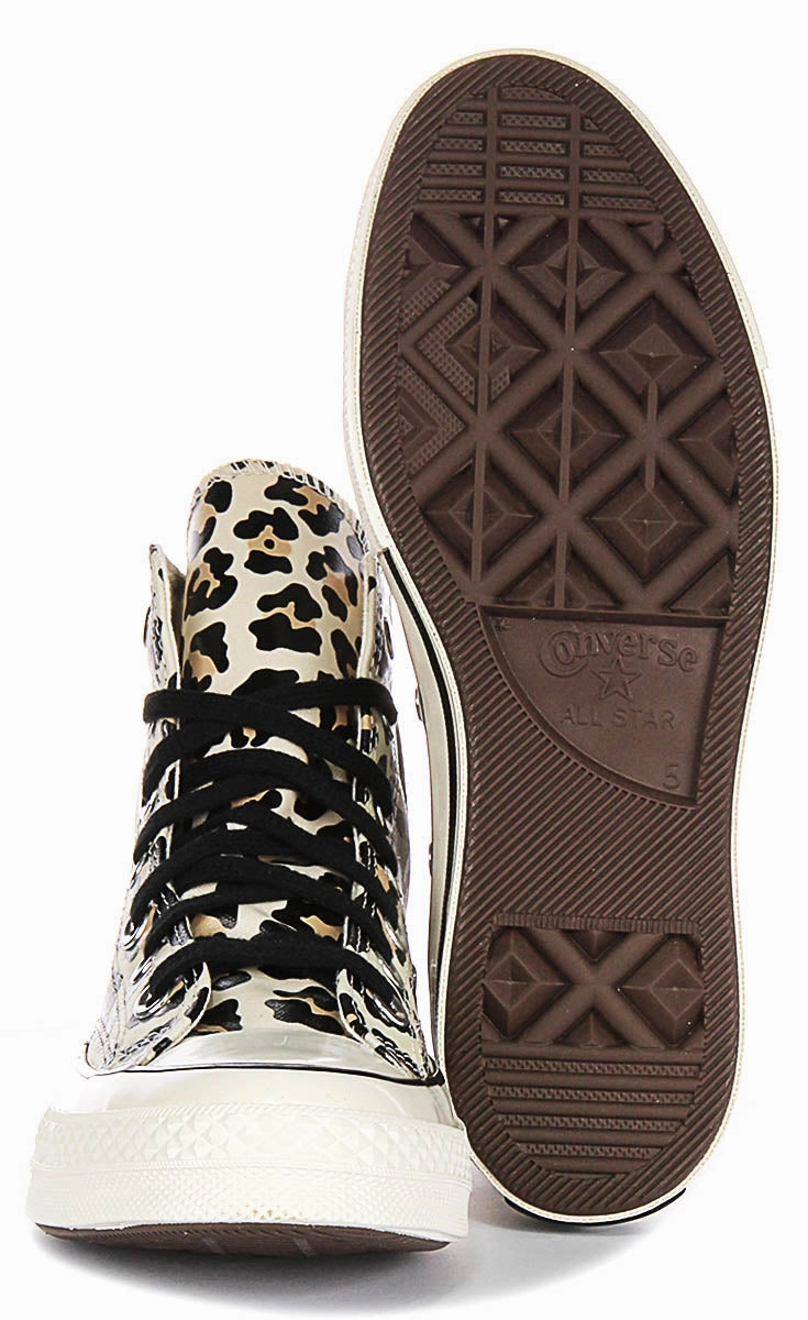 Converse Chuck 70s A13436C Hi In Leopard Print Soft Motion Step-On Layer