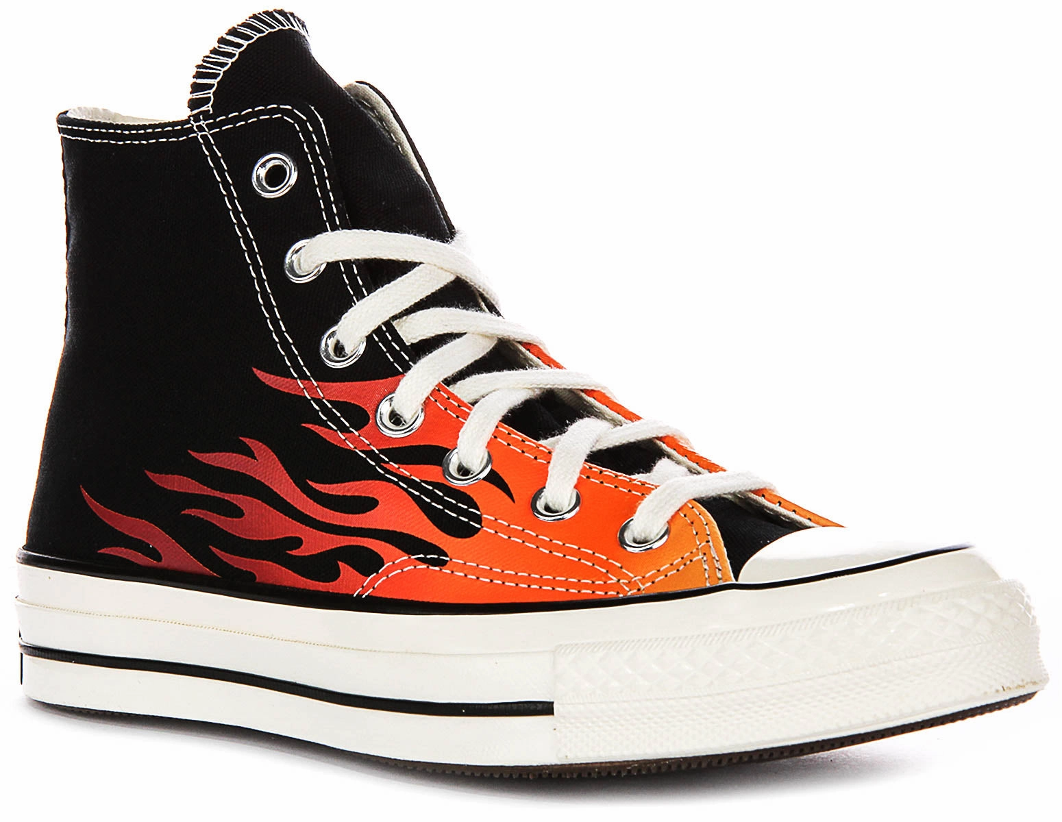 Good Grip Full Cushion Converse Chuck 70s All Star 165024C In Black Flame