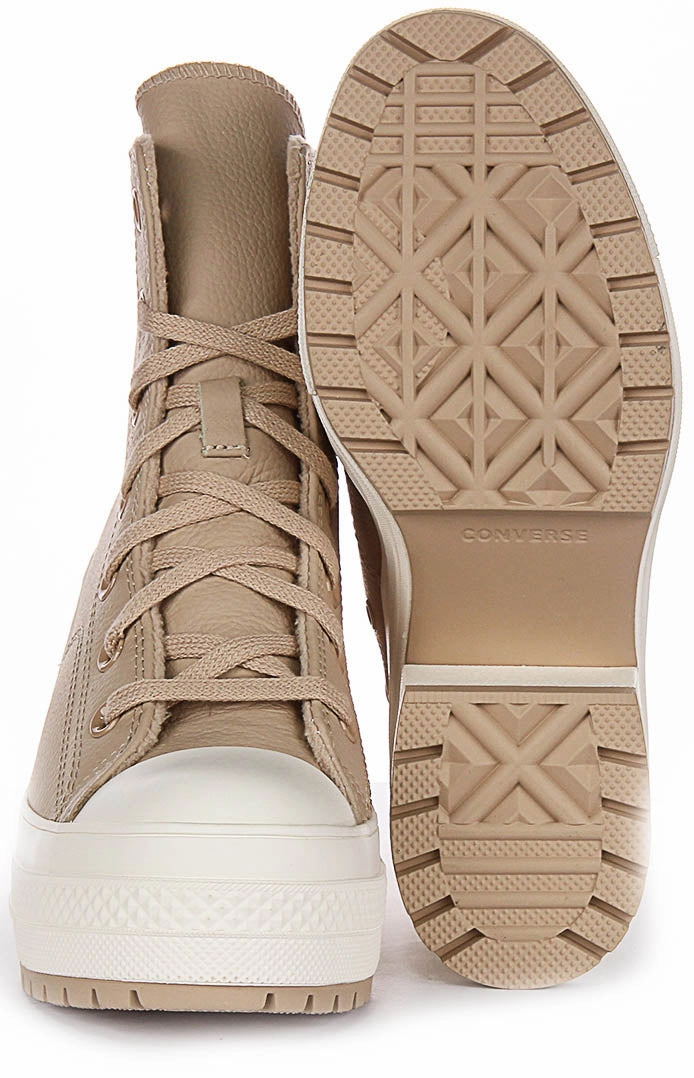 Converse Chuck 70s De Luxe Heel A12345C In Taupe For Unisex All weather