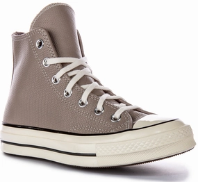 Run Errand boho vibe Converse Chuck 70s Hi A04579C In Grey Leather