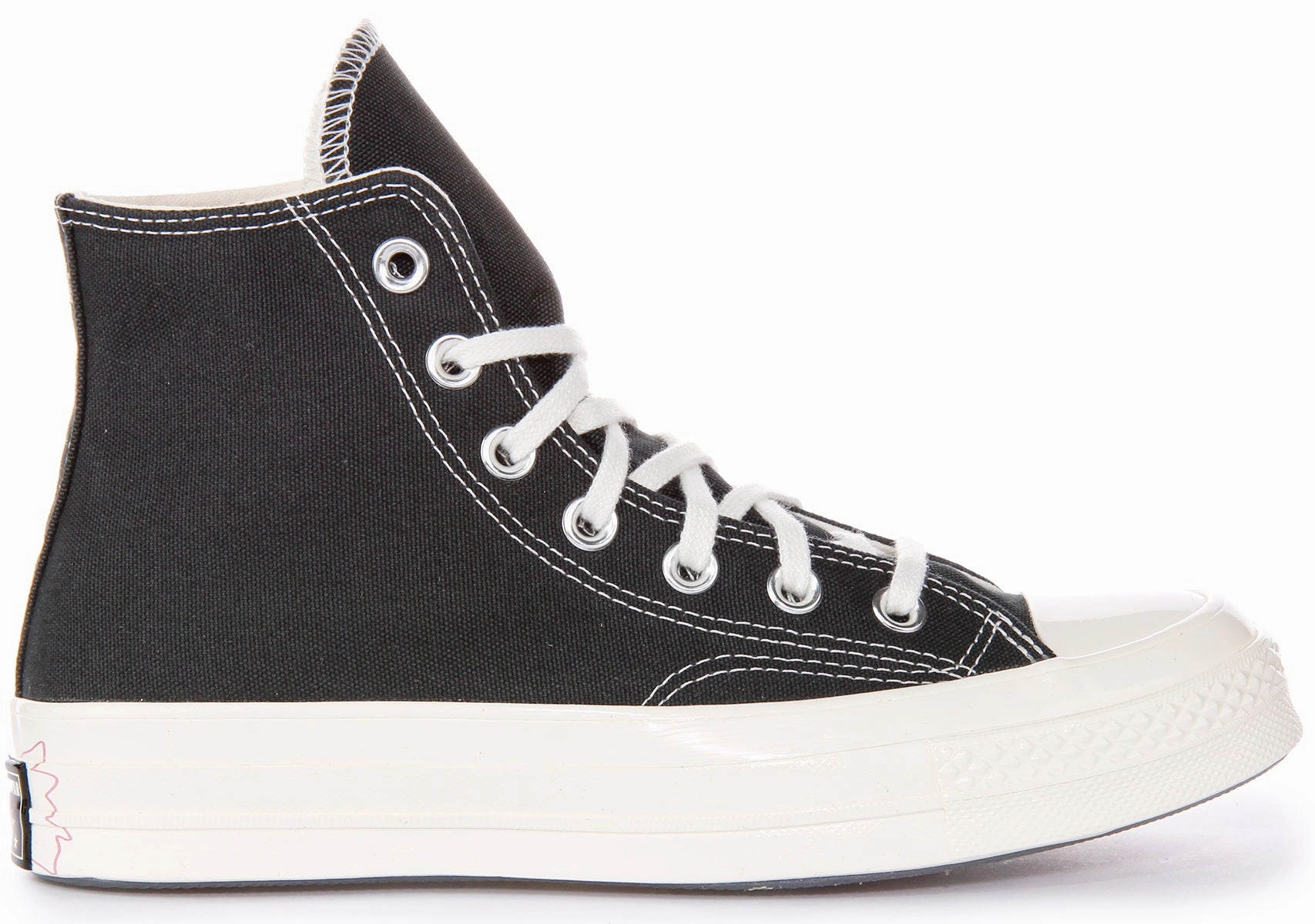 Converse Chuck 70s Hi A07108C In Black White Flower Comfort Essential