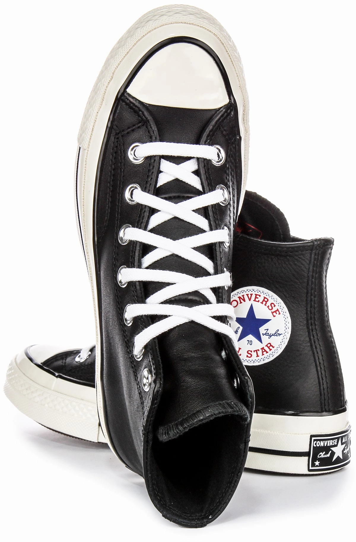 Converse Chuck 70s Hi A07200C In Black White Leather Light Move
