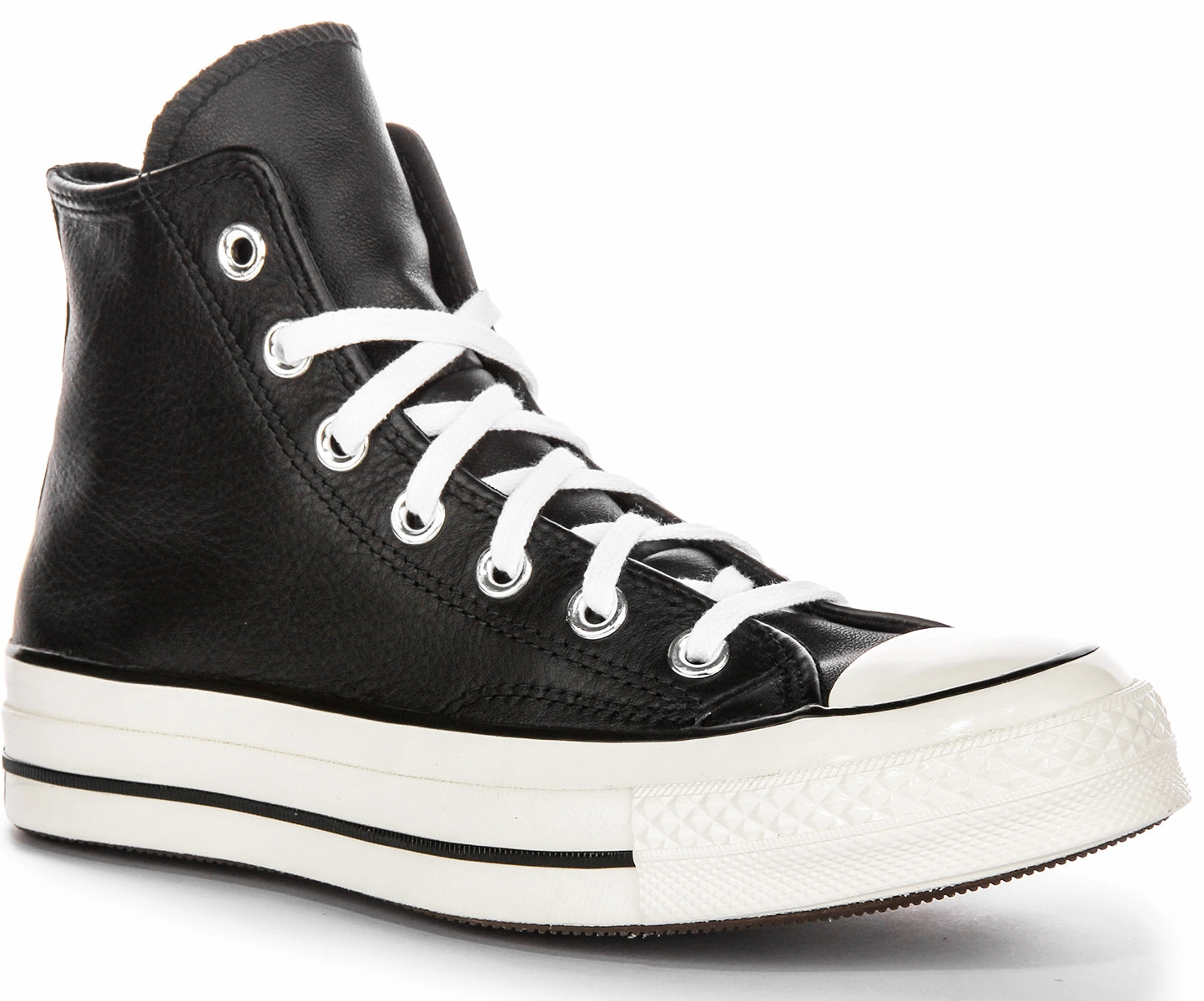Easy To Clean Walk Power Converse Chuck 70s Hi A07200C In Black White Leather