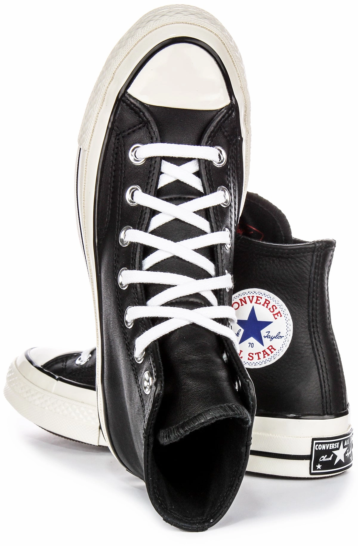 Converse Chuck 70s Hi A07200C In Black White Leather Light Move