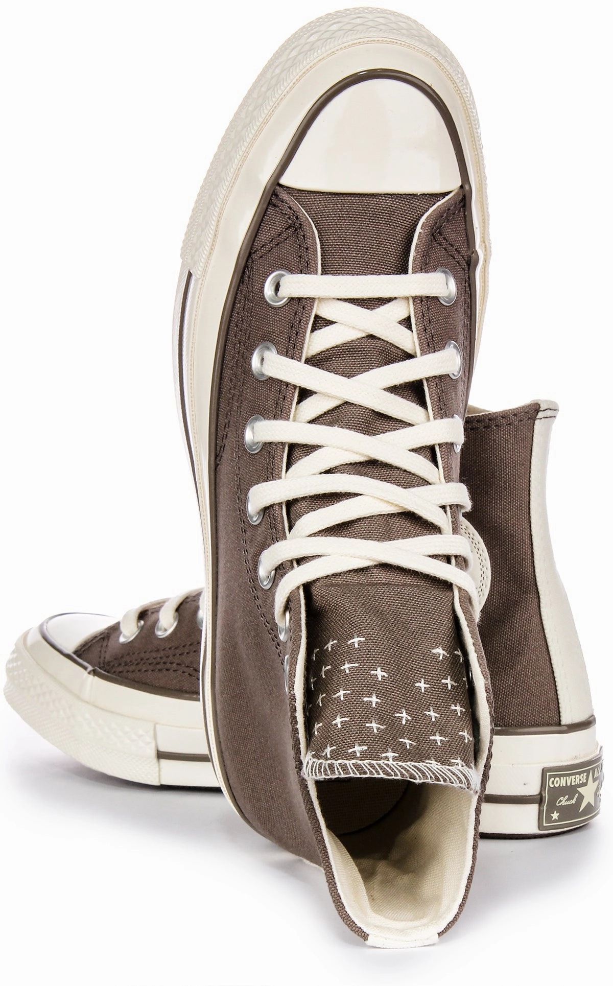 Converse Chuck 70s Hi A08529C In Taupe Worn In Look Modern Step Move