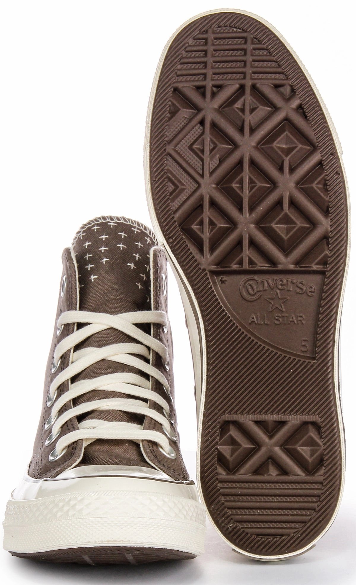 Converse Chuck 70s Hi A08529C In Taupe Worn In Look Modern Step Move