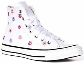 Animal Touch Beach Jog Converse Chuck Taylor A11781C In White Purple Embraided For Junior