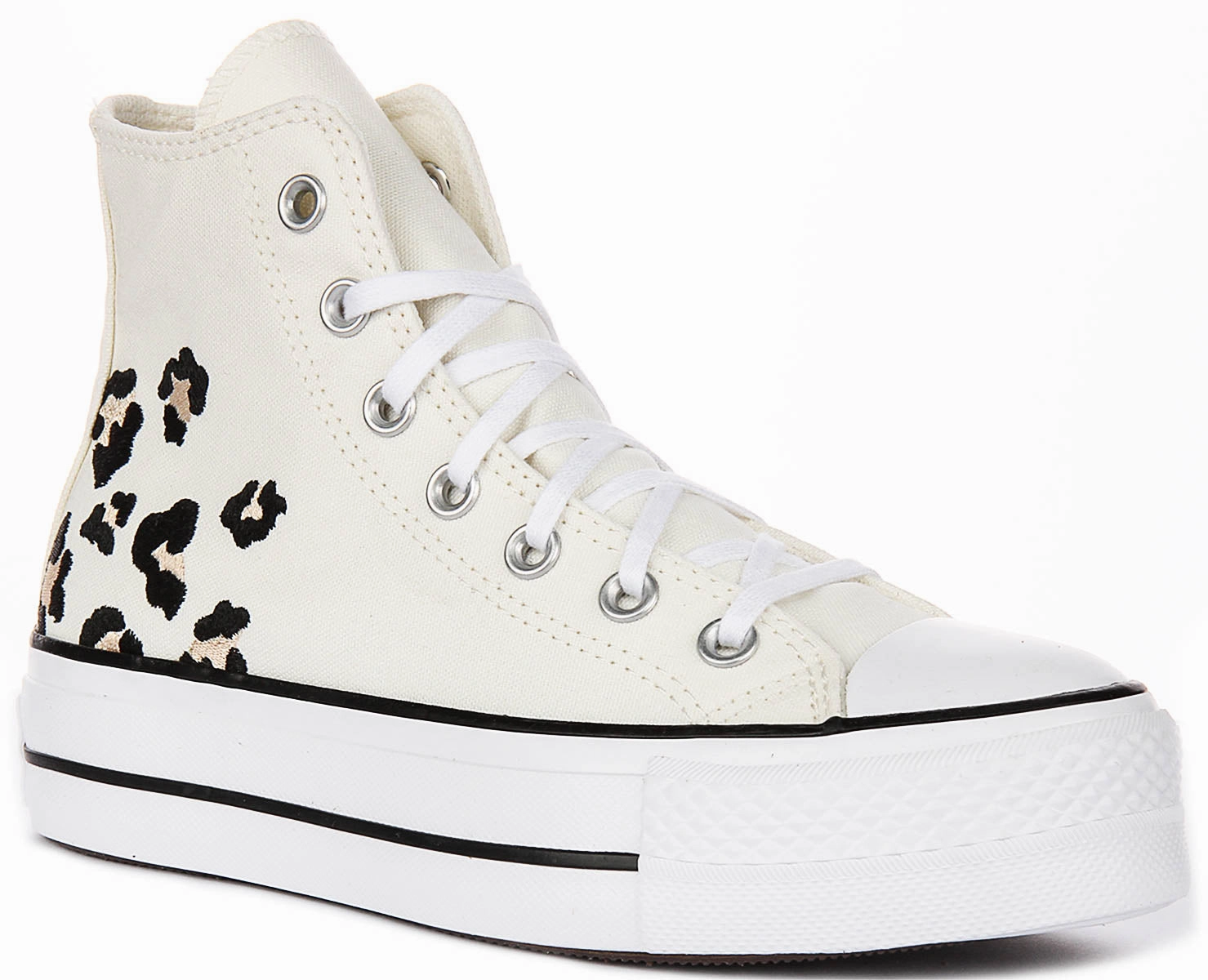 City Escape Family Out Converse Chuck Taylor Al Star Lift Hi A14936C In White Leopard