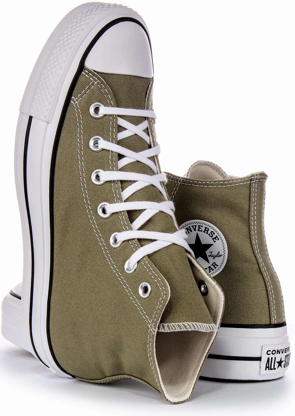 Converse Chuck Taylor All Star A07571C High Top In Olive Green Simple Fit