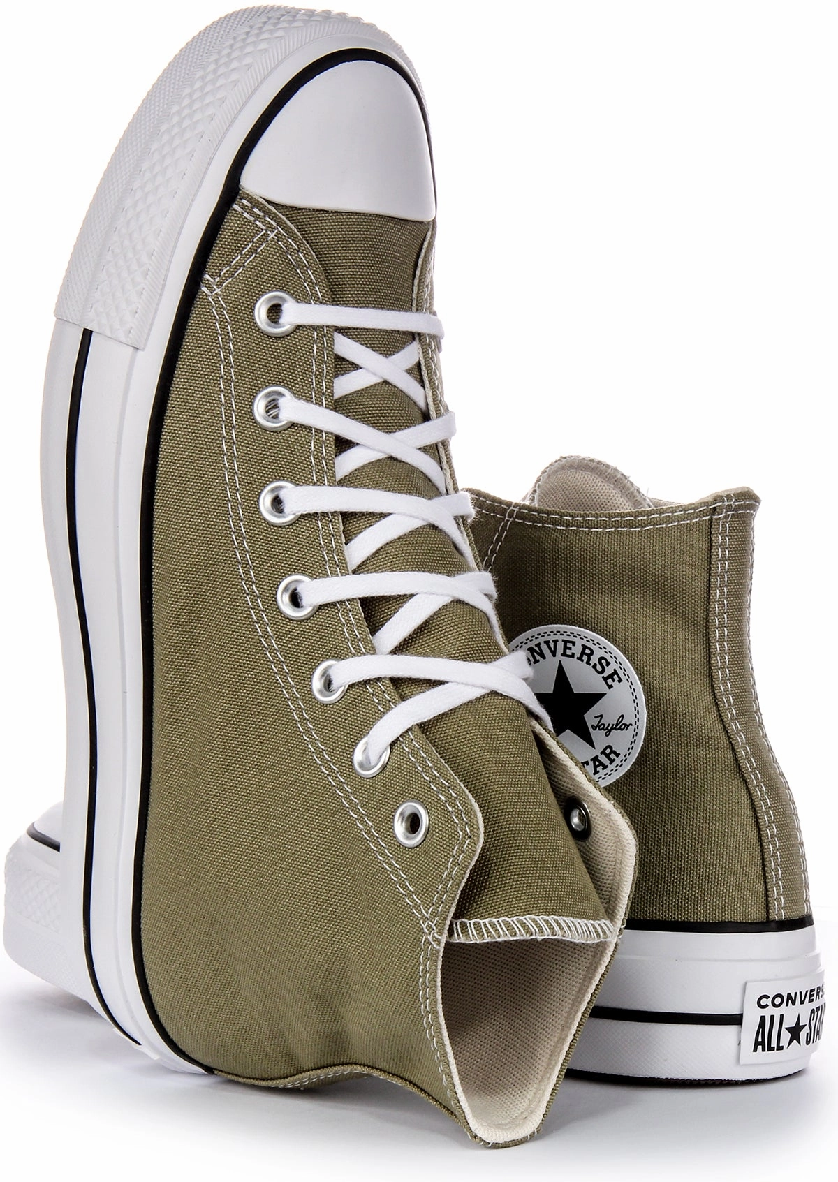 Converse Chuck Taylor All Star A07571C High Top In Olive Green Simple Fit