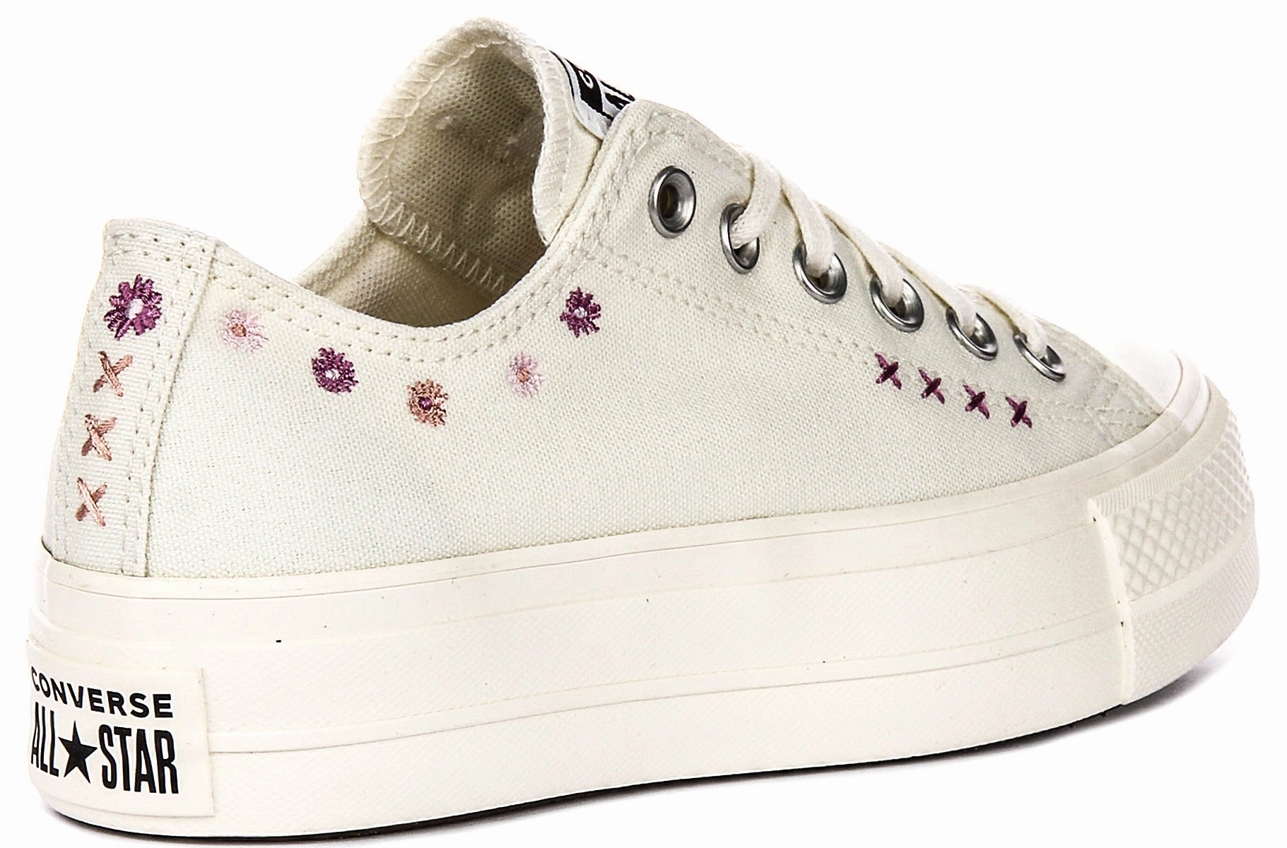 Converse Chuck Taylor All Star Lift A15008C In White Purple For Women Street Dash