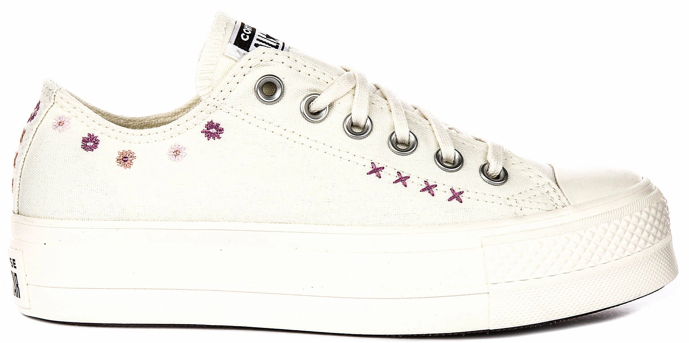 Converse Chuck Taylor All Star Lift A15008C In White Purple For Women Street Dash