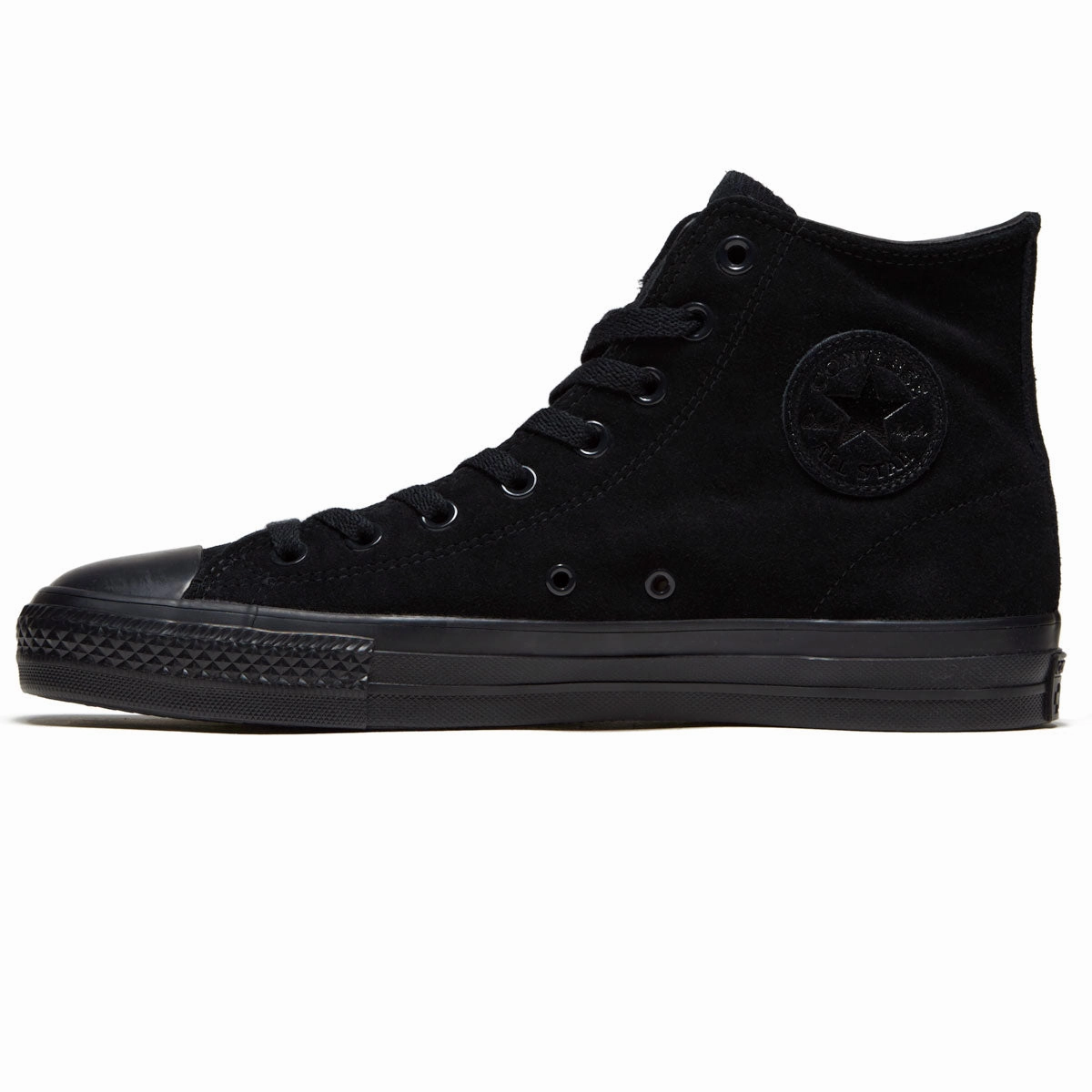 Converse Chuck Taylor All Star Pro Hi Shoes - Black/Black/Black Shock Edge
